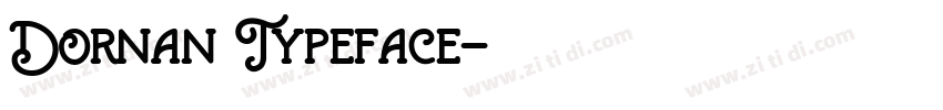 Dornan Typeface字体转换